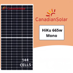 Tấm pin Canadian 665W | Tấm pin mặt trời Canadian 665W HiKu 7